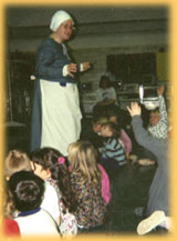 Constance at Navesink Elementary School, 1996